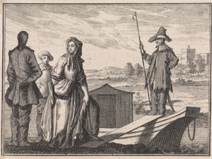 Vrouw gaat aan boord van een schip van de duivel om haar man te ontlopen