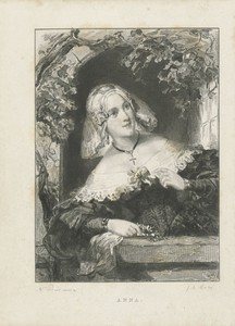 Vrouw in een venster