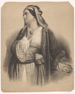 Vrouw in regionale klederdracht