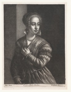 Vrouw in Venetiaanse kleding
