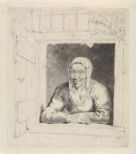 Vrouw in venster