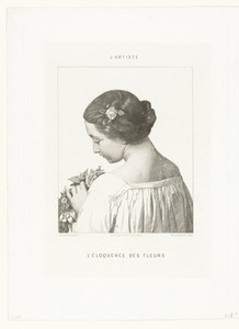 Vrouw met bloemen