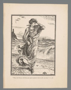 Vrouw met boek op het strand