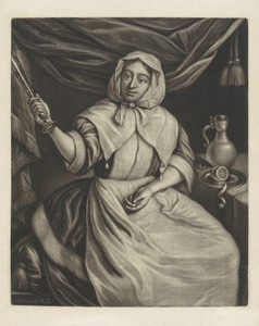 Vrouw met een glas
