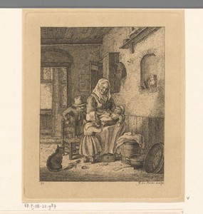 Vrouw met kinderen