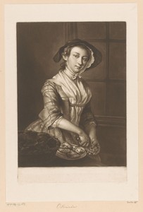 Vrouw met oesters