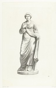Vrouw met Romeinse kleding