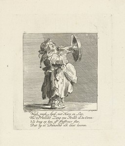 Vrouw met spreektrompet (Prulla)