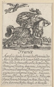 Vrouw uit Frankrijk te paard