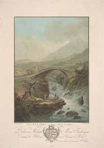 Vue d'un pont sur l'Aar, Canton de Berne (View of a Bridge on the Aar, Berne)