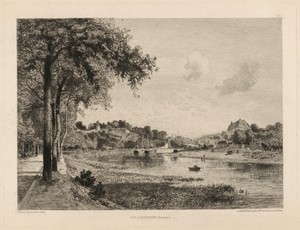 Vue d’Hennebont (Morbihan)