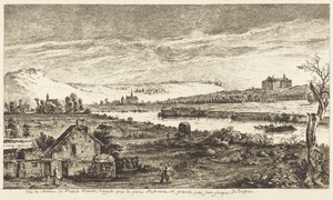 Vue du chateau de Madrid