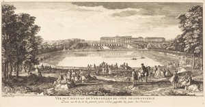 Vue du Chateau de Versailles du Cote de l'Orangerie