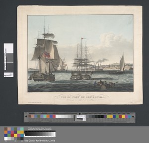 Vue du Port de Gravesend