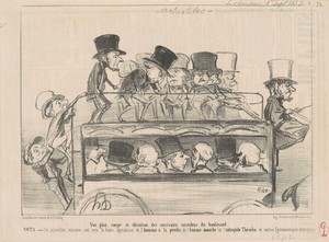 Vue ... et elévation des ... omnibus du boulevard ...