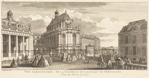 Vue Particuliere de la Chapelle du Chateau deVersailles