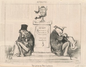 Vue prise au Père Lachaise