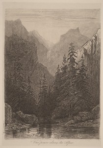 Vue prise dans les Alpes