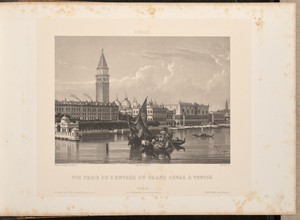 Vue prise de l'Entrée du Grand Canal à Venise