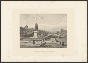Vue Prise du Pont Neuf a Paris