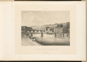 Vue Prise du Quai St. Antoine à Lyon