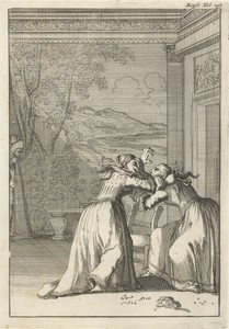 Vuistgevecht tussen Donna Inez en Donna Isabella