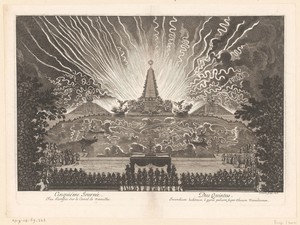 Vuurwerk op het kanaal van Versailles