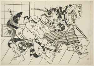 Wada’s Banquet (Wada sakamori), from the series "Famous Scenes from Japanese Puppet Plays (Yamato irotake)"