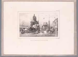 Wagen van de vrachtrijder
