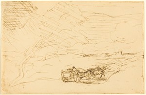 Wagon Going to Town (Le Charriot allant a la ville)