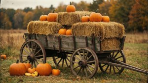 Wagon Load of Pumpkins