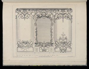 Wainscoting with Three Panels and Mirror