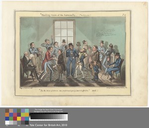 Waiting Room at the Admiralty--.(No misnomer) - Plate 6