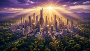Wakanda City Sunset
