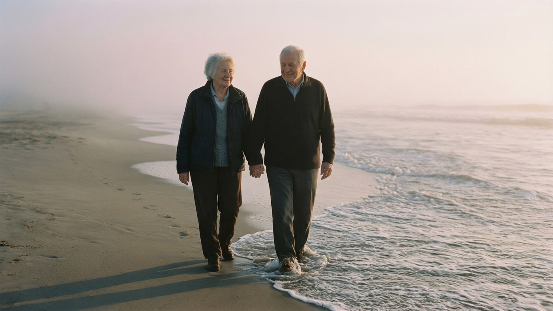 Walk Along the Shore by Wallpapers.art Studio