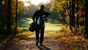 Walk Through Autumn Path
