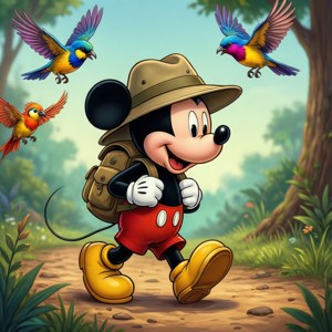 Walking Safari Mickey