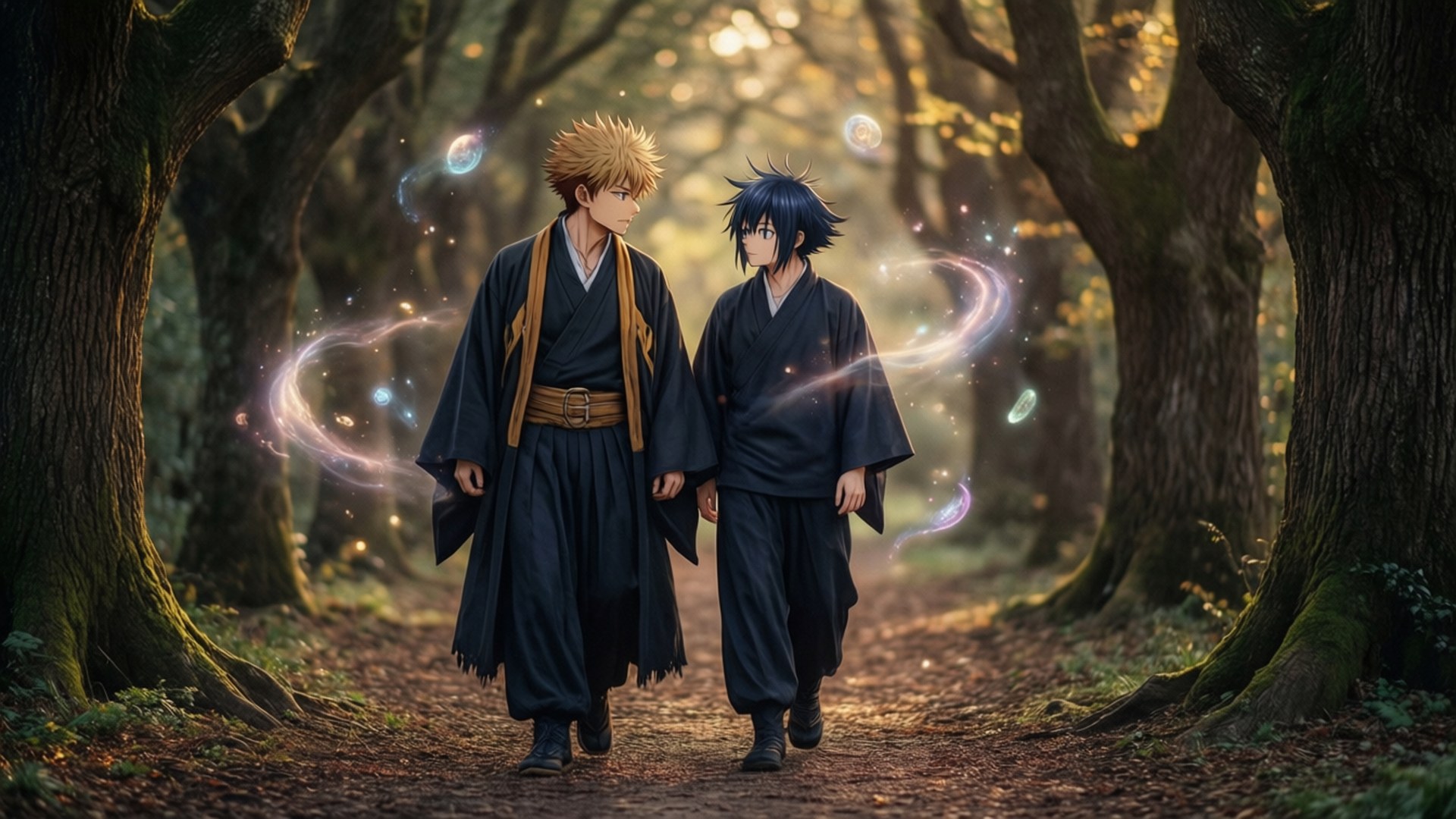 Walking with Youkai by Wallpapers.art Studio