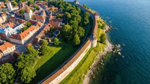 Wall and Coast Aerial