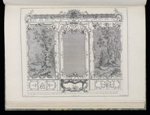 Wall with Central Mirror