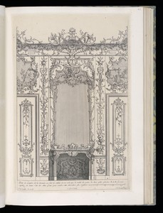 Wall with Chimneypiece and Mirror