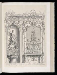 Wall with Fountain and Buffet