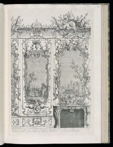 Wall with Painting and Chimneypiece