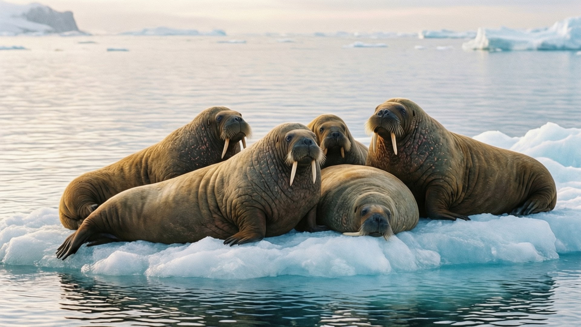 Walrus Morning by Wallpapers.art Studio