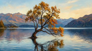 Wanaka Tree Autumn