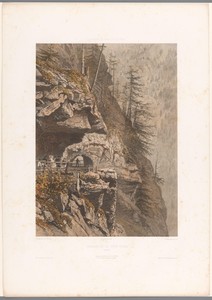 Wandelaars op de Tête Noire-pas tussen Martigny en Chamonix