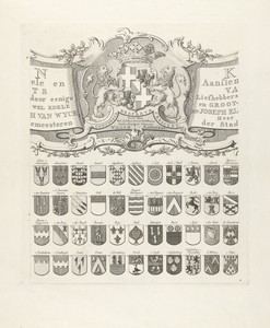 Wapenkaart van oude geslachten van Utrecht, blad middenboven
