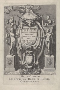 Wapenschild en personificaties