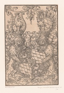 Wapenschild van Albrecht V, hertog van Beieren
