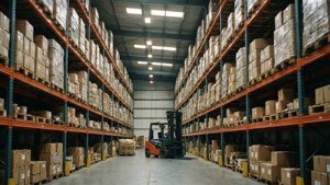 Warehouse Logistics Scene